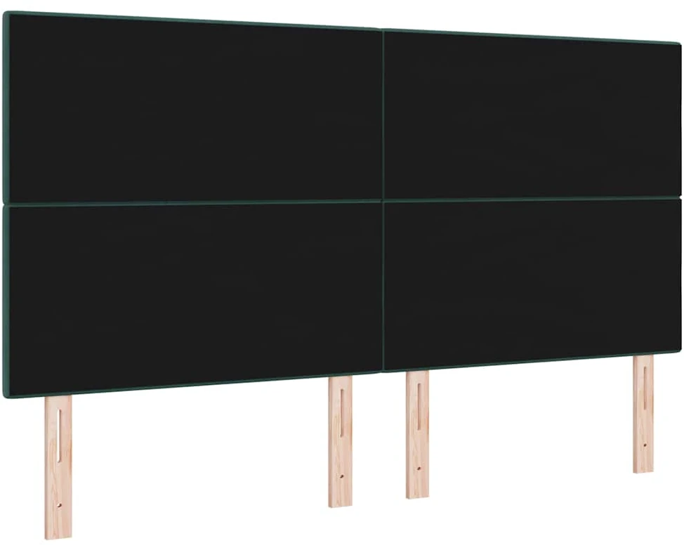 LED galvūgalis su LED juostelėmis Žalia 180 cm Aksomas