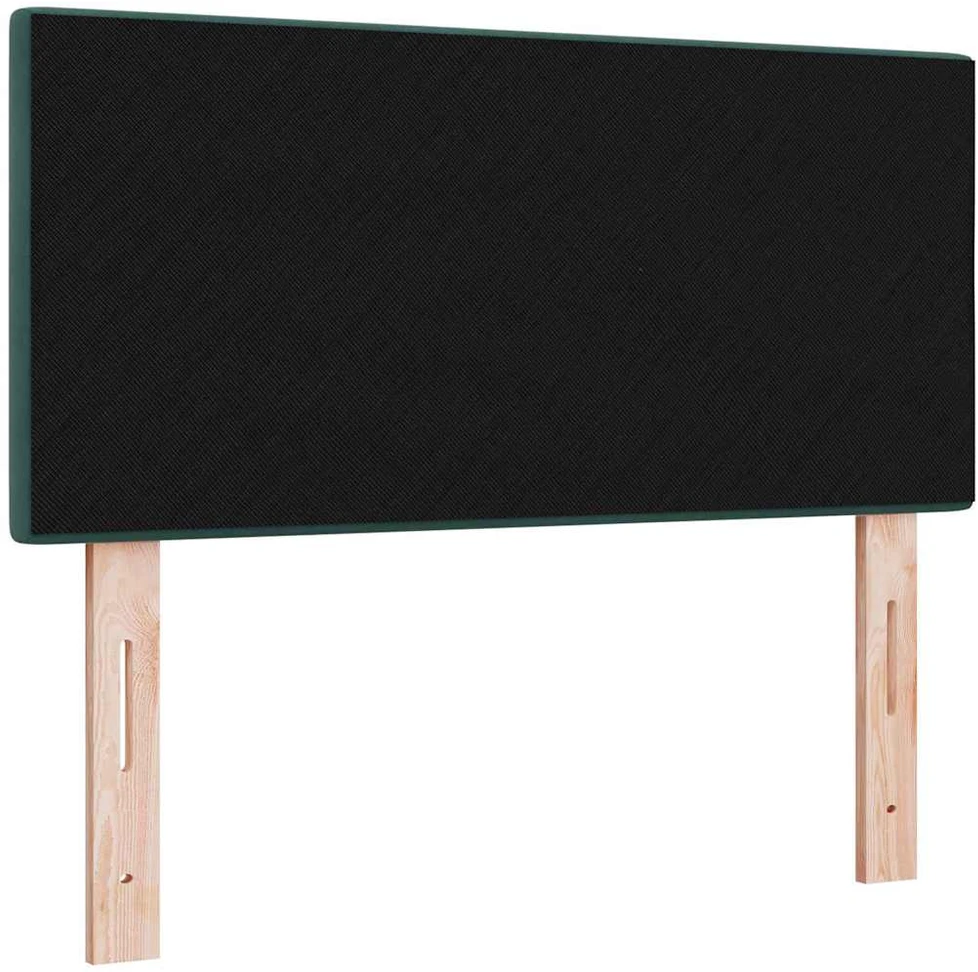 LED galvūgalis su LED juostelėmis Žalia 80 cm Aksomas