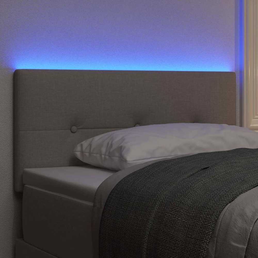 LED galvūgalis Taupe audinys