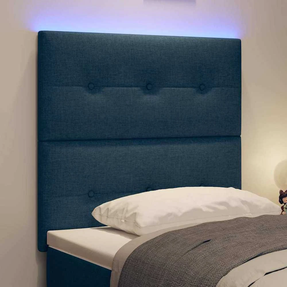 LED galvūgalis su LED juostelėmis Mėlyna 100 cm audinys