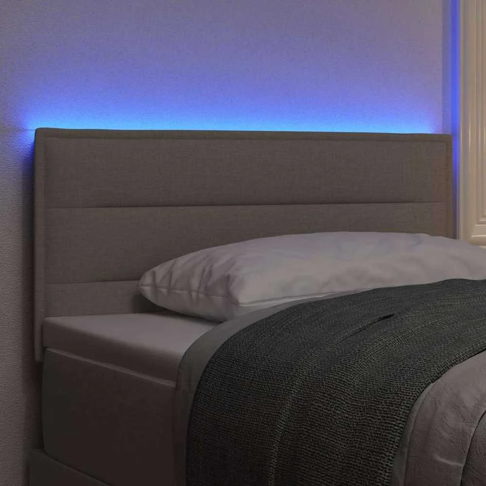 LED galvūgalis Taupe audinys