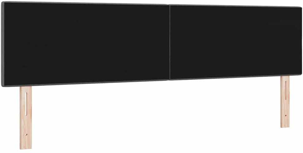 LED galvūgalis su LED juostelėmis Tamsiai pilka 180 cm audinys