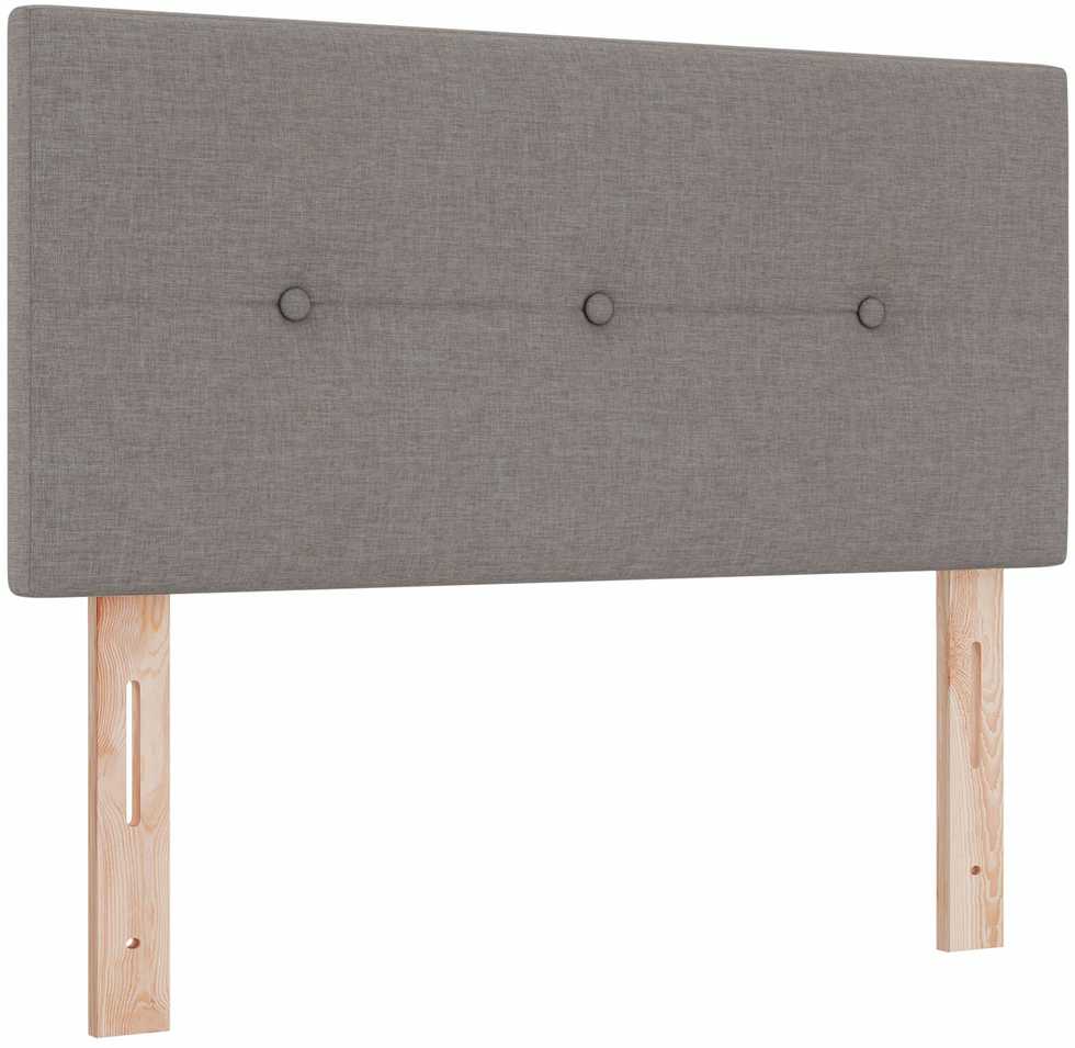 LED galvūgalis Taupe audinys