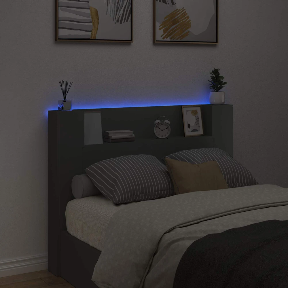 LED galvūgalis su saugojimu Juoda Apdirbta mediena
