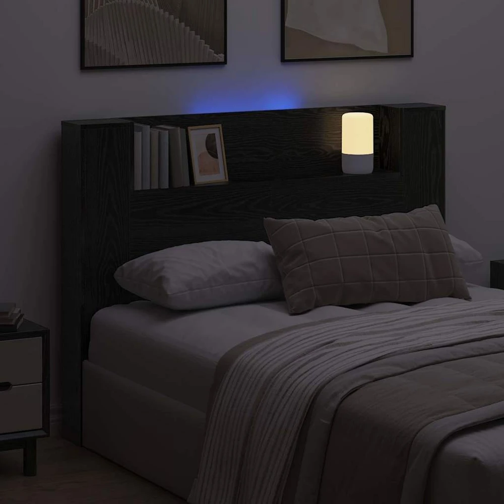 LED galvūgalis su saugojimu Juodojo ąžuolo Apdirbta mediena