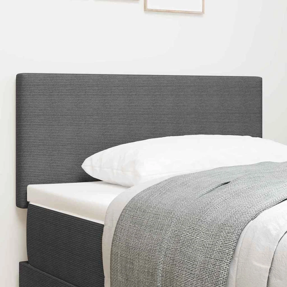 LED galvūgalis Šviesiai pilka 100 cm Kordūrinis audinys