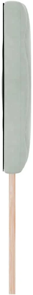 LED galvūgalis Šviesiai pilka 144 cm Aksomas