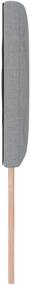 LED galvūgalis Šviesiai pilka 144 cm audinys