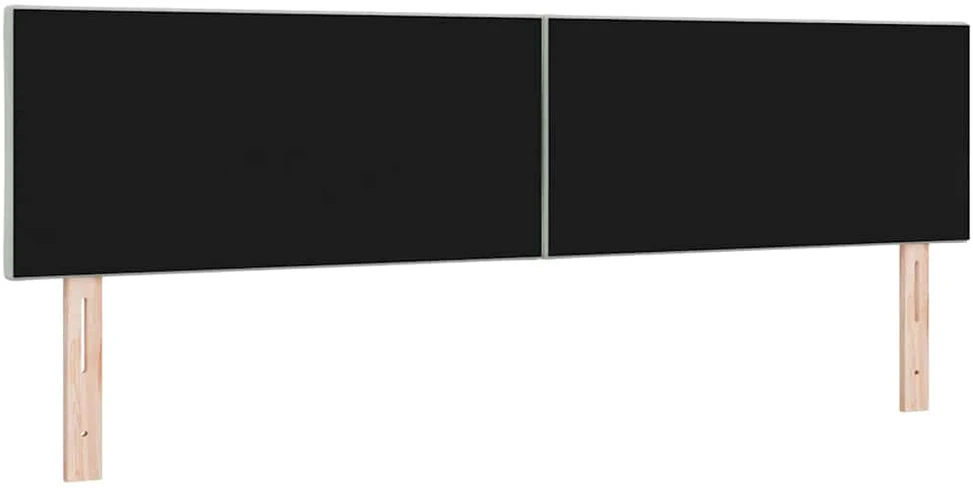 LED galvūgalis Šviesiai pilka 180 cm Aksomas