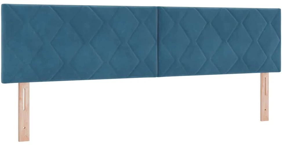 LED galvūgalis Tamsiai mėlyna 180 cm Aksomas