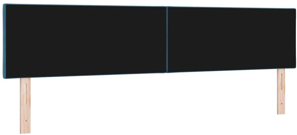 LED galvūgalis Tamsiai mėlyna 200 cm Aksomas