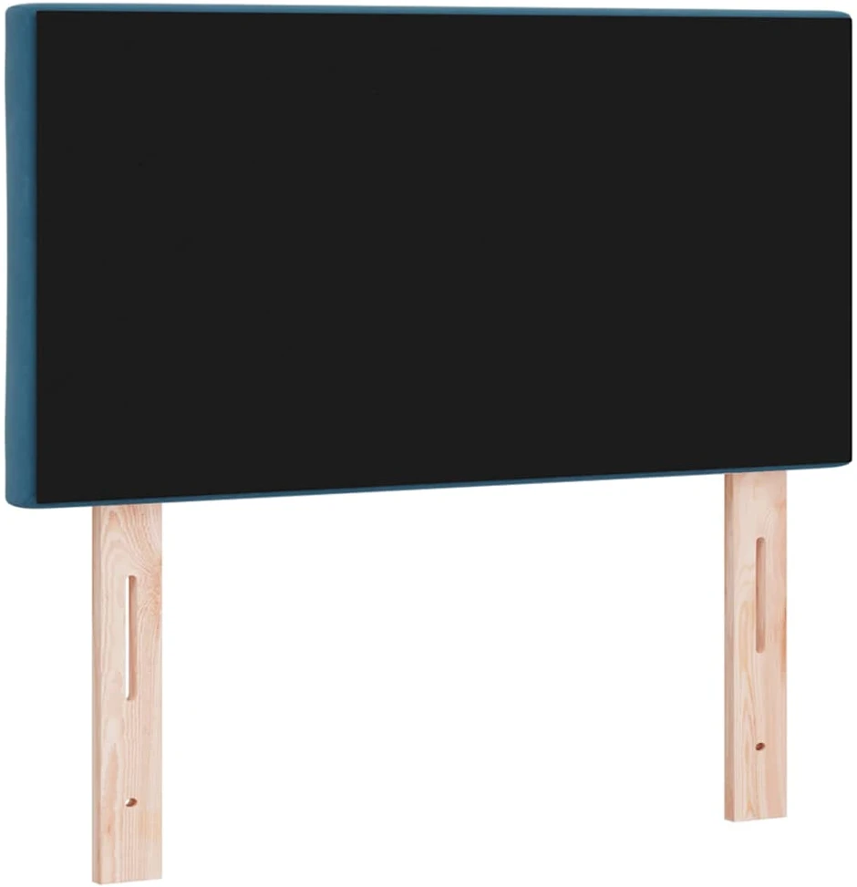 LED galvūgalis Tamsiai mėlyna 80 cm Aksomas