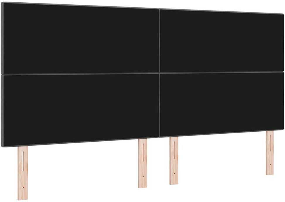 LED galvūgalis su LED juostelėmis Tamsiai pilka 200 cm audinys