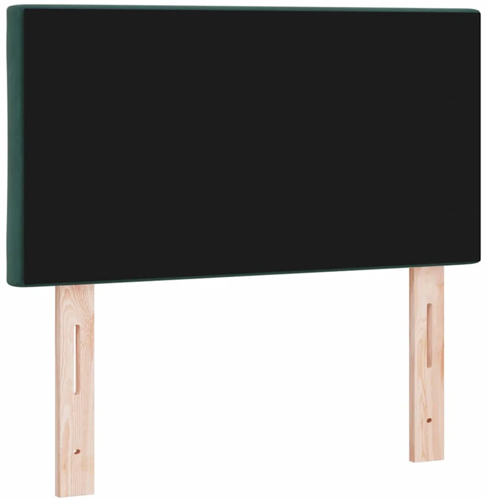 LED galvūgalis Tamsiai žalia 80 cm Aksomas