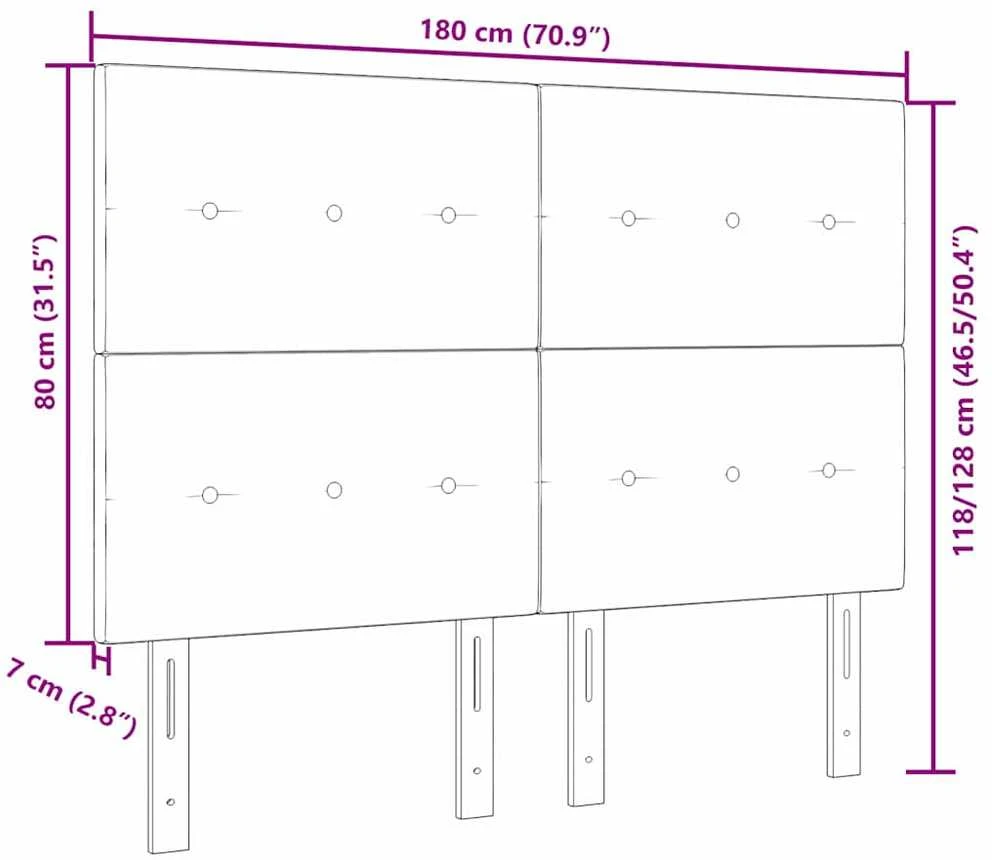 LED galvūgalis Taupe audinys