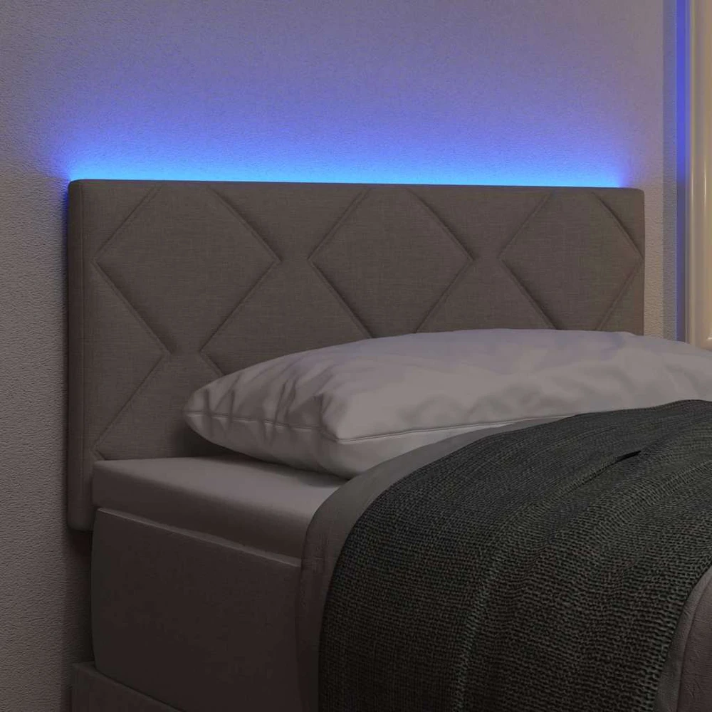 LED galvūgalis Taupe audinys