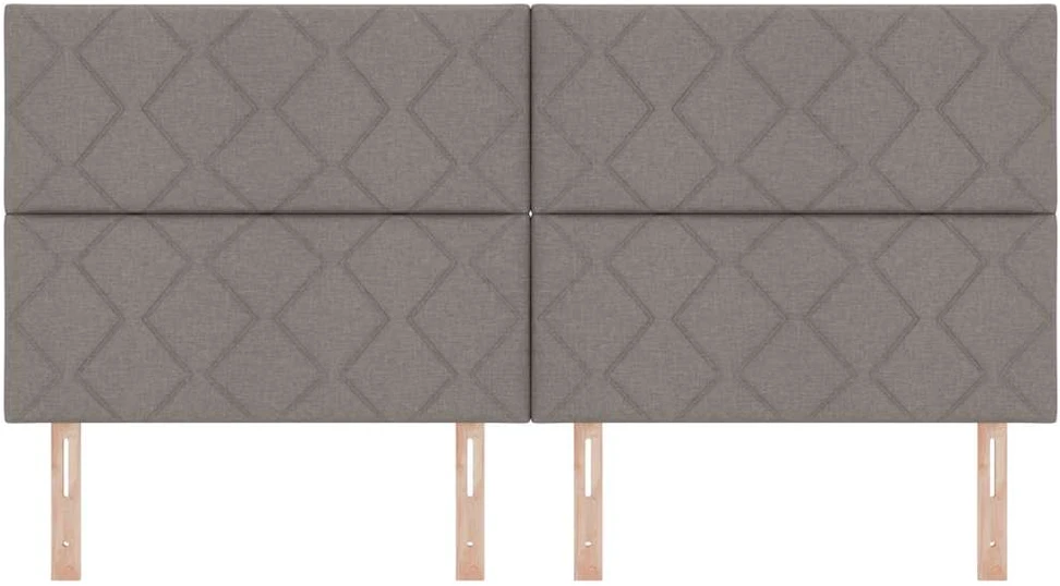 LED galvūgalis Taupe audinys