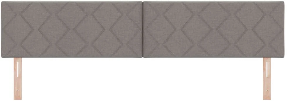 LED galvūgalis Taupe audinys