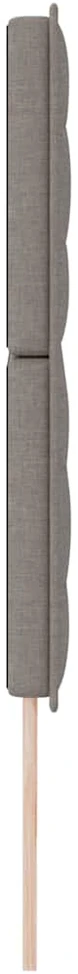 LED galvūgalis Taupe audinys