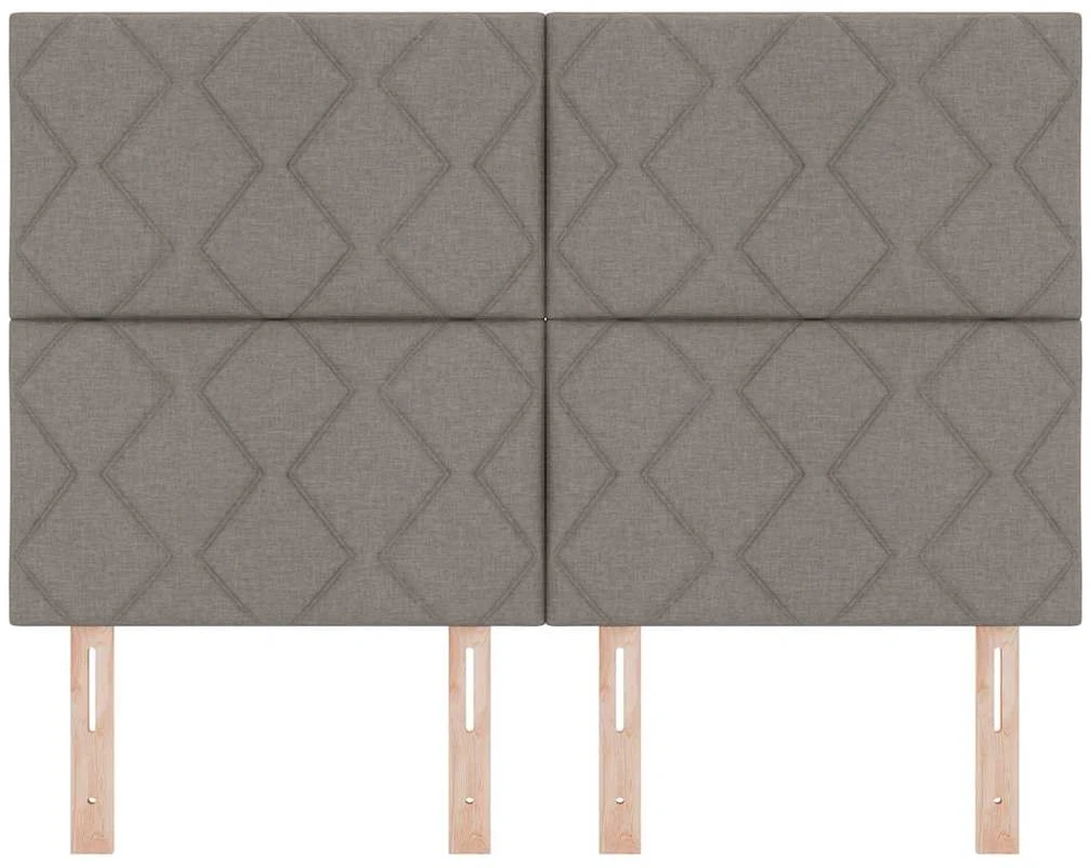 LED galvūgalis Taupe audinys