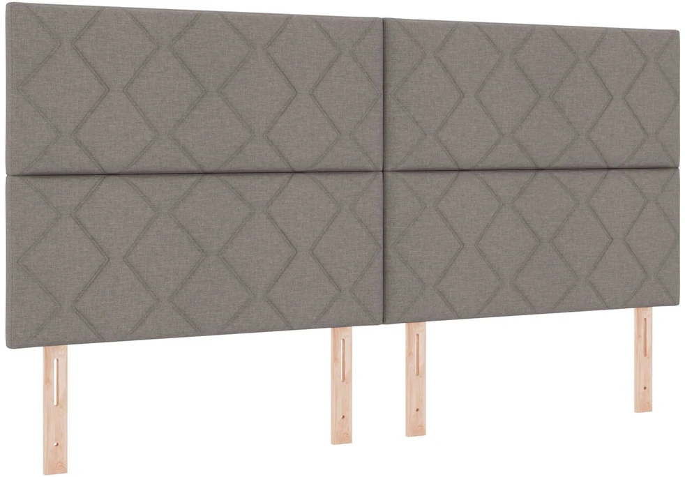 LED galvūgalis Taupe audinys