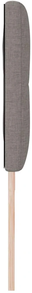 LED galvūgalis Taupe audinys