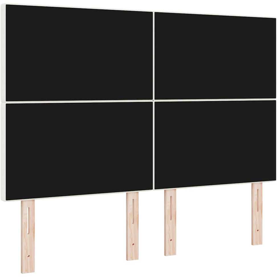 LED galvūgalis su galvūgalio Kreminė 160 cm Kordūrinis audinys