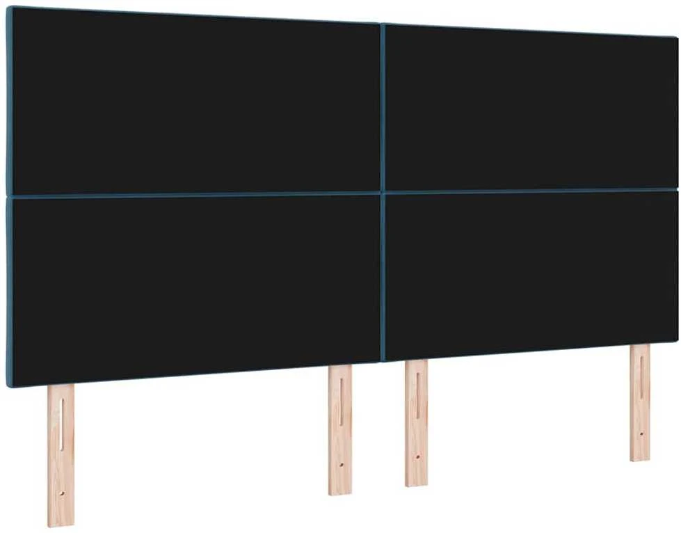 LED galvūgalis Tamsiai mėlyna 180 cm Aksomas