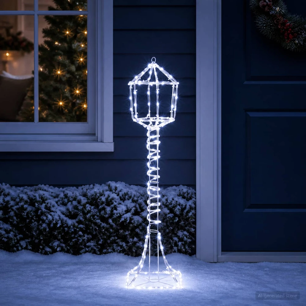 LED gatvės lempa su ženklu LOVIISA 160 LED Šalta balta