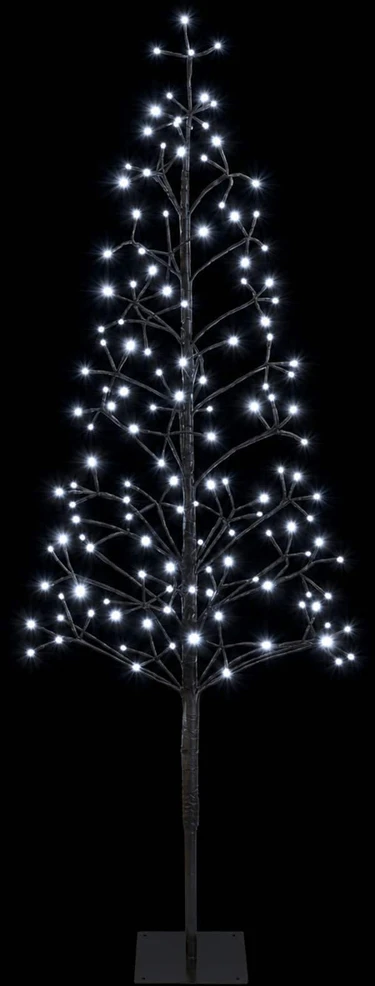 LED girliandų Kalėdų eglutė Juoda 18 x 18 x 150 cm Plienas