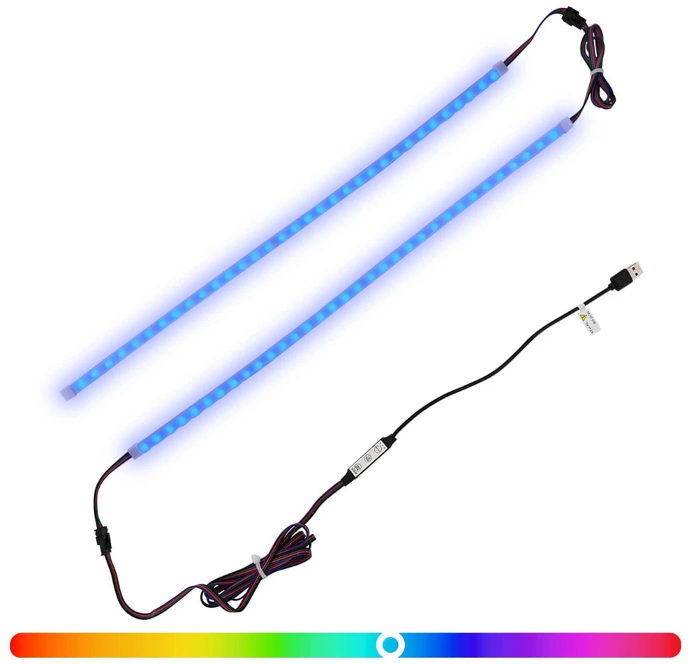 LED juosta 110 cm Įvairiaspalvis PVC