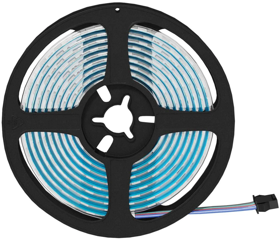 LED juosta 12 vnt. Juoda ir permatoma Varis ir plastikas