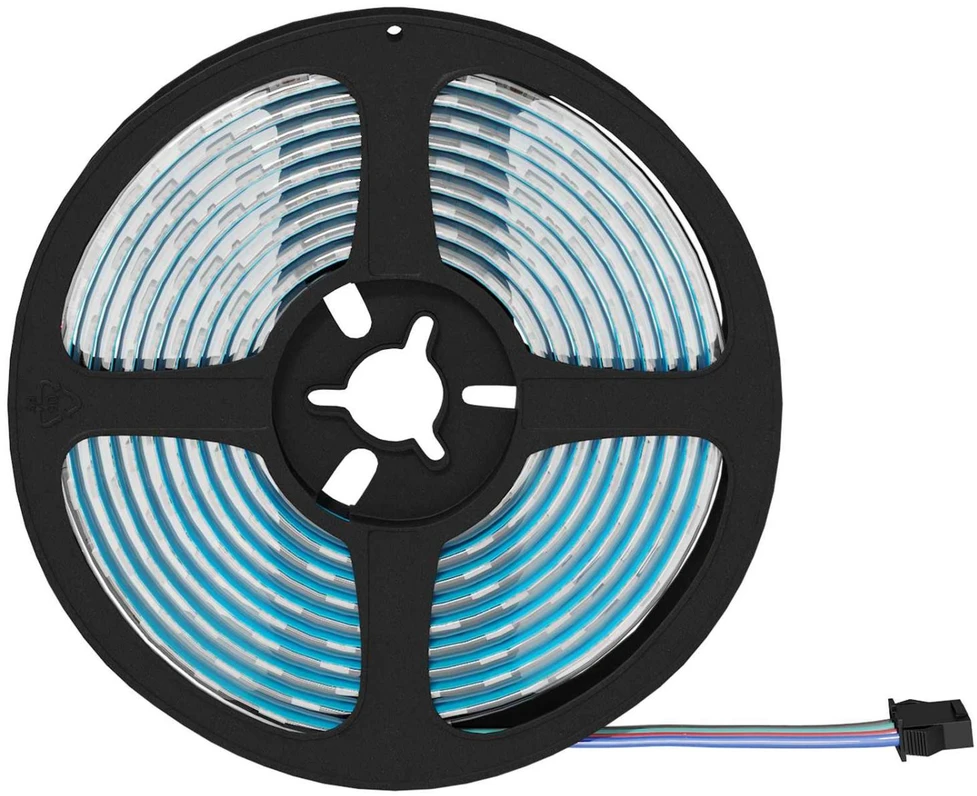 LED juosta 12 vnt. Juoda ir permatoma Varis ir plastikas