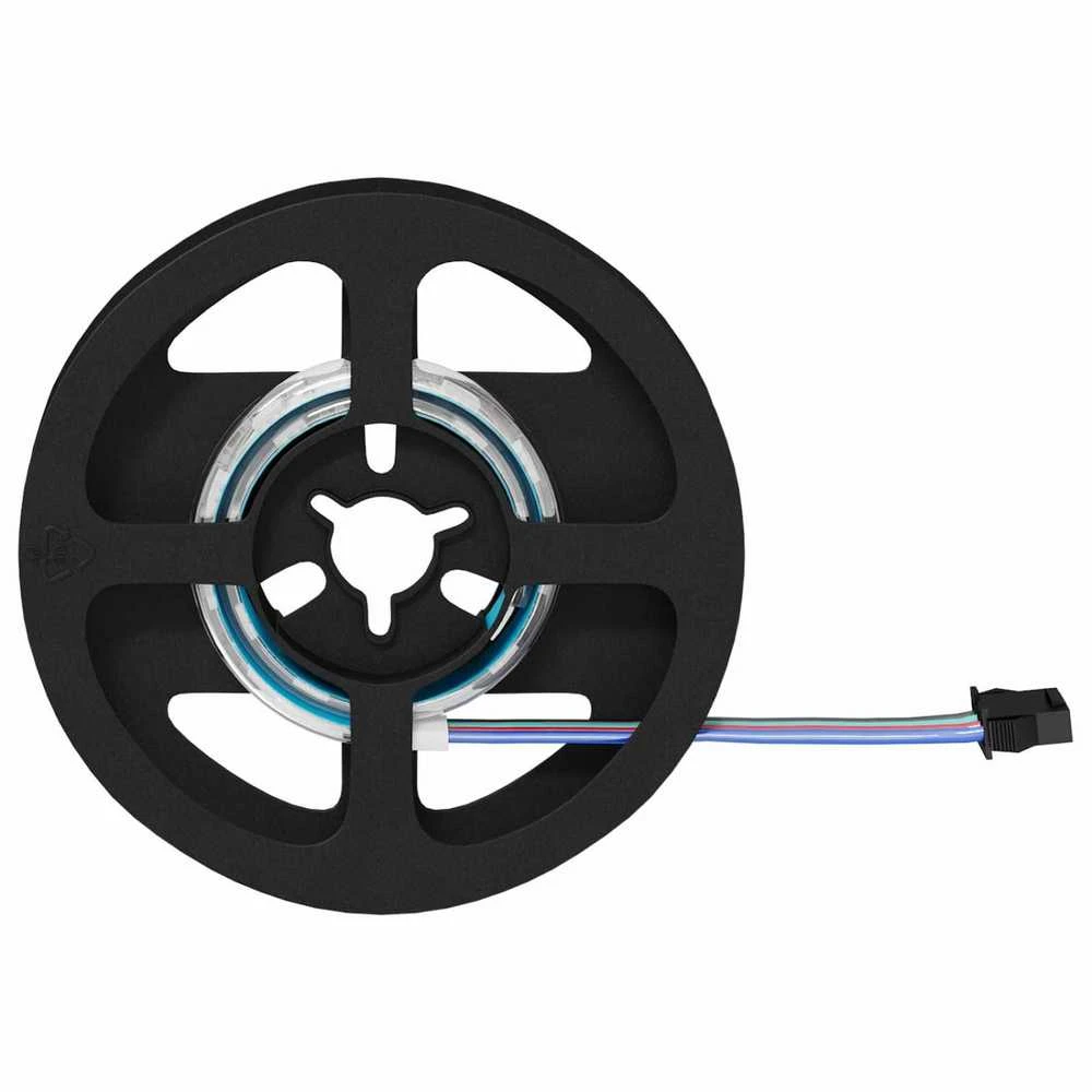 LED juosta 2 vnt. Juoda ir permatoma Varis ir plastikas