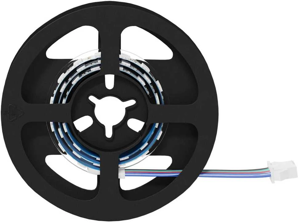 LED juosta 2 vnt. Juoda ir permatoma Varis ir plastikas