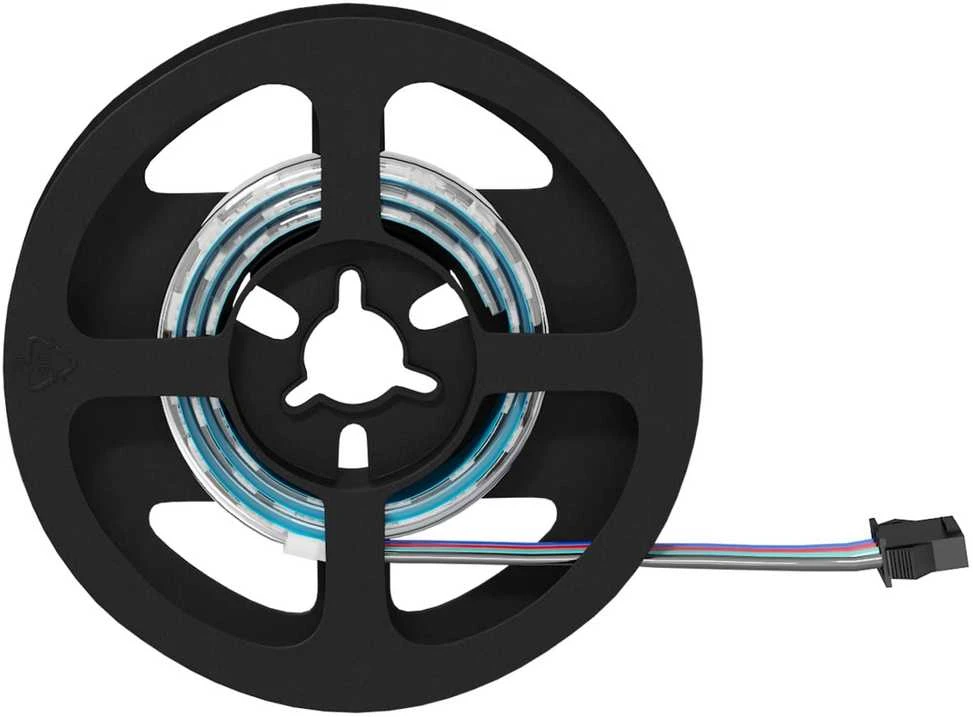 LED juosta 2 vnt. Juoda ir permatoma Varis ir plastikas