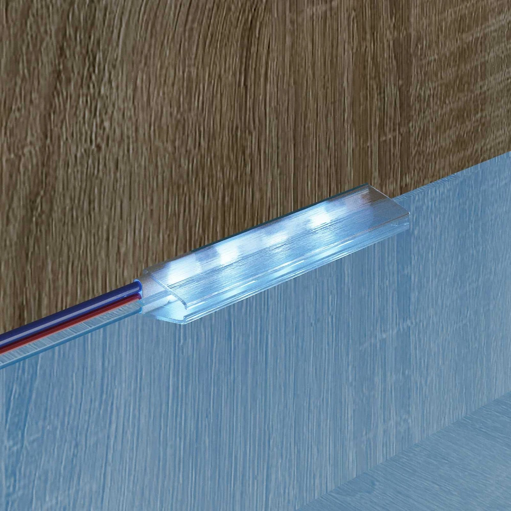 LED juosta 2 vnt. Juoda ir daugiaspalvė Varis ir plastikas