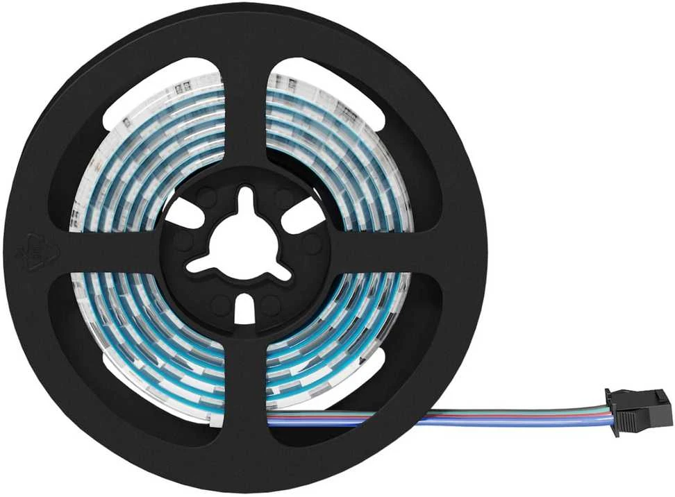 LED juosta 2 vnt. Juoda ir permatoma Varis ir plastikas