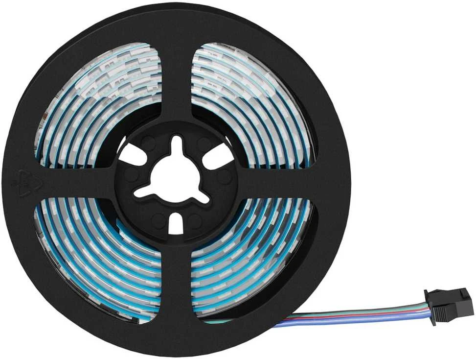 LED juosta 2 vnt. Juoda ir permatoma Varis ir plastikas