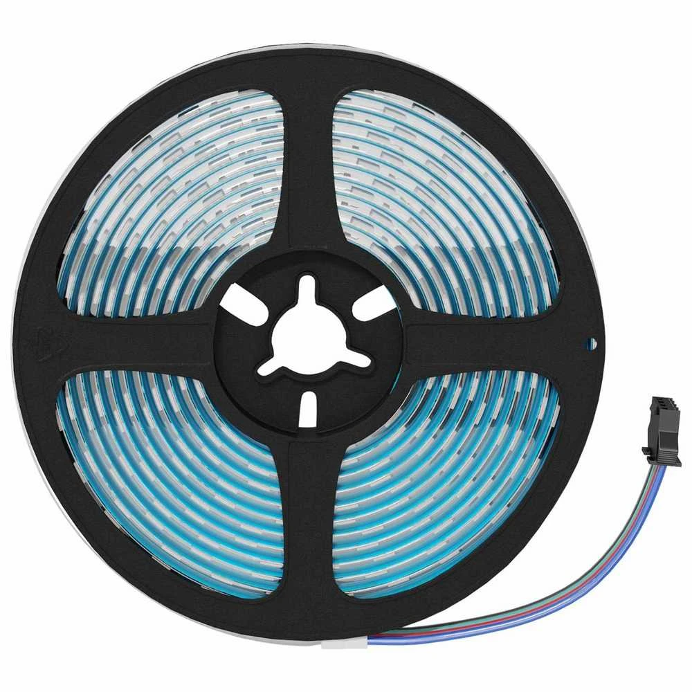 LED juosta 2 vnt. Juoda ir permatoma Varis ir plastikas