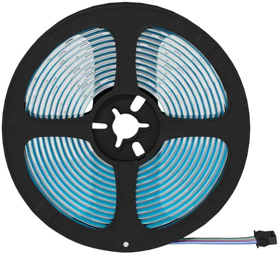 LED juosta 2 vnt. Juoda ir permatoma Varis ir plastikas