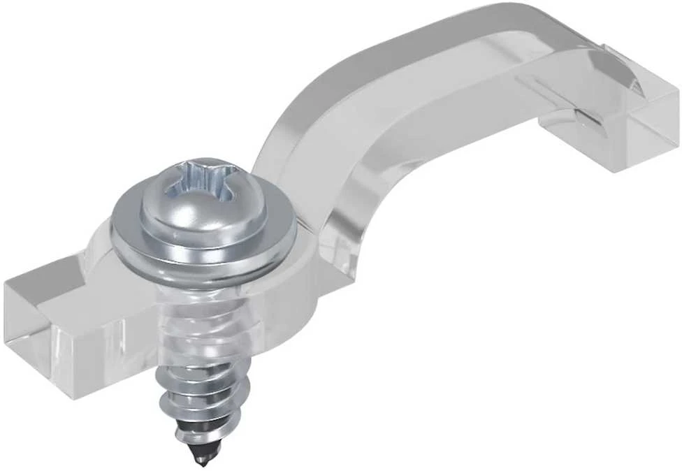 LED juosta 2 vnt. Juoda ir permatoma Varis ir plastikas