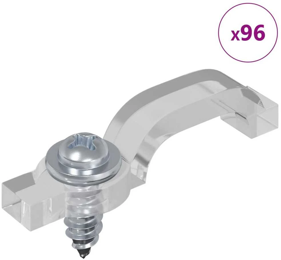 LED juosta 2 vnt. Juoda ir permatoma Varis ir plastikas