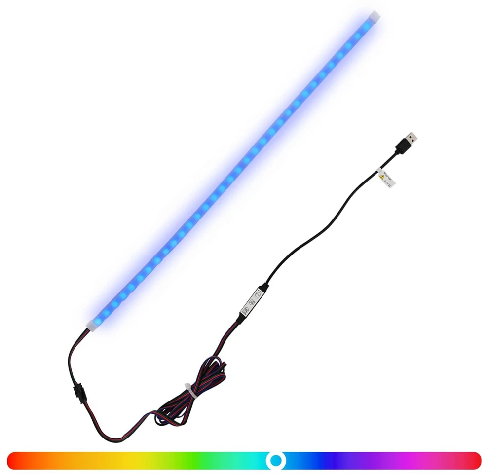 LED juosta 55 cm Įvairiaspalvis PVC