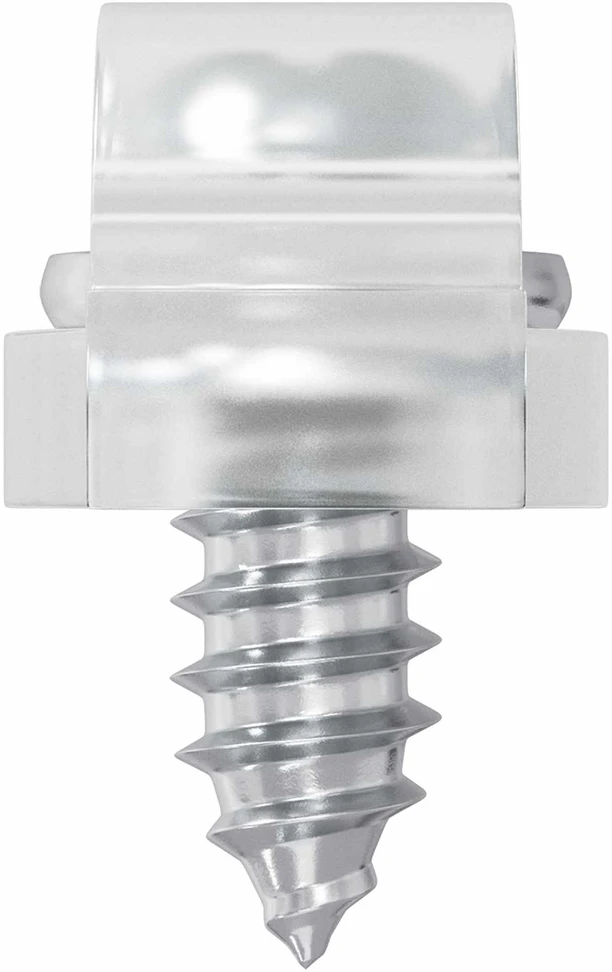 LED Juostos Klipai 23,8 mm 2 vnt. Skaidrus Plastikas ir Geležis