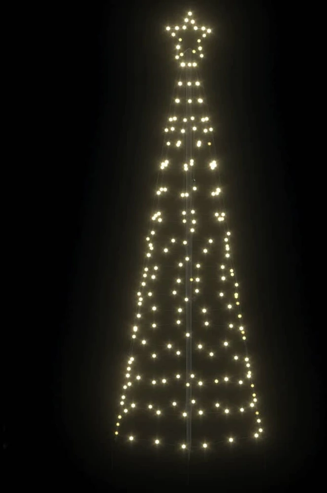 LED Kalėdų medis 250 cm 390 LED Šilta balta Plienas Šilta balta