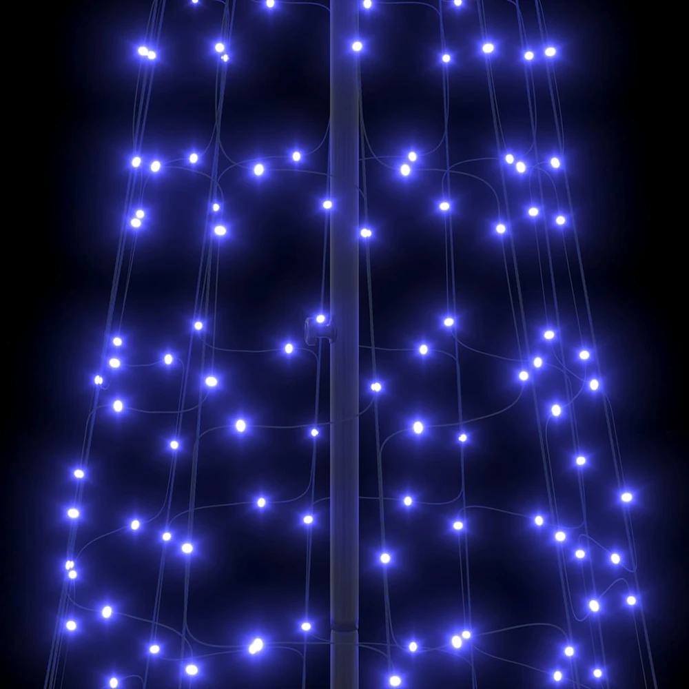 LED Kalėdų medis EKENAS 400 cm 800 LED Mėlyna Plienas Mėlyna