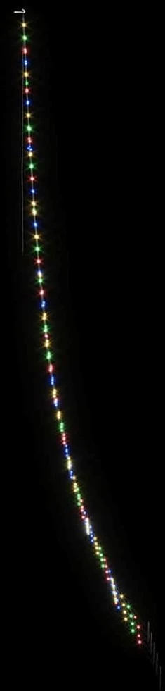 LED Kalėdinė eglutė su žemės kuoleliais Įvairiaspalvis 511 cm