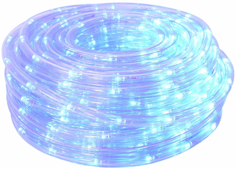 LED kalėdinė šviečianti žarna 2400 LED Mėlyna 100 m