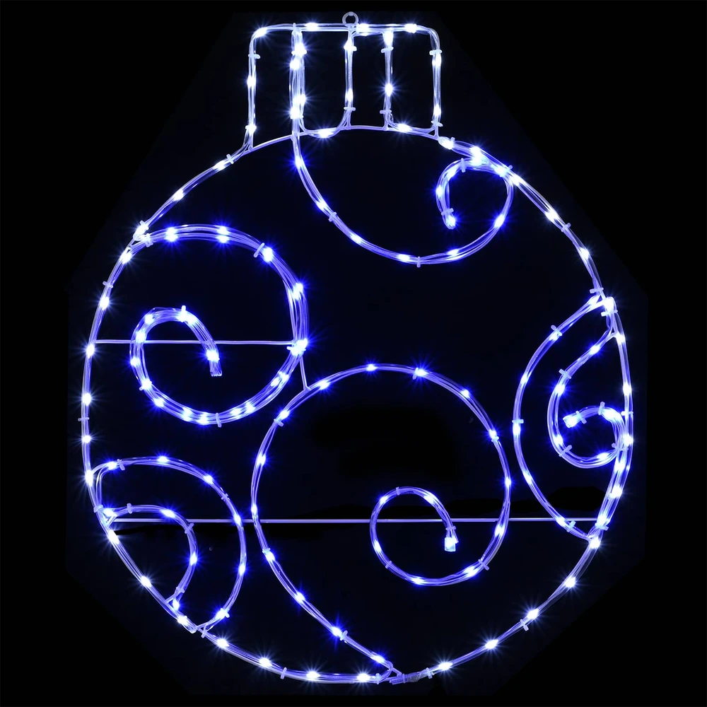 LED kalėdinis rutulys LOVIISA 160 LED Mėlyna 55 x 65 cm